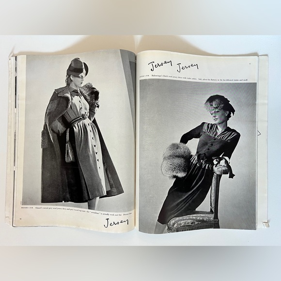 Vintage Vogue Magazine January 1940 New Year Number (No Pattern Book) - Picture 14 of 15